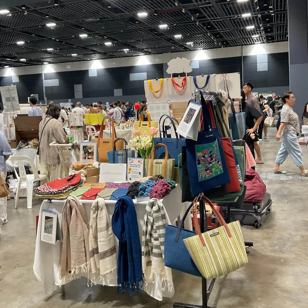 Keeps Loudder at Public Garden booth