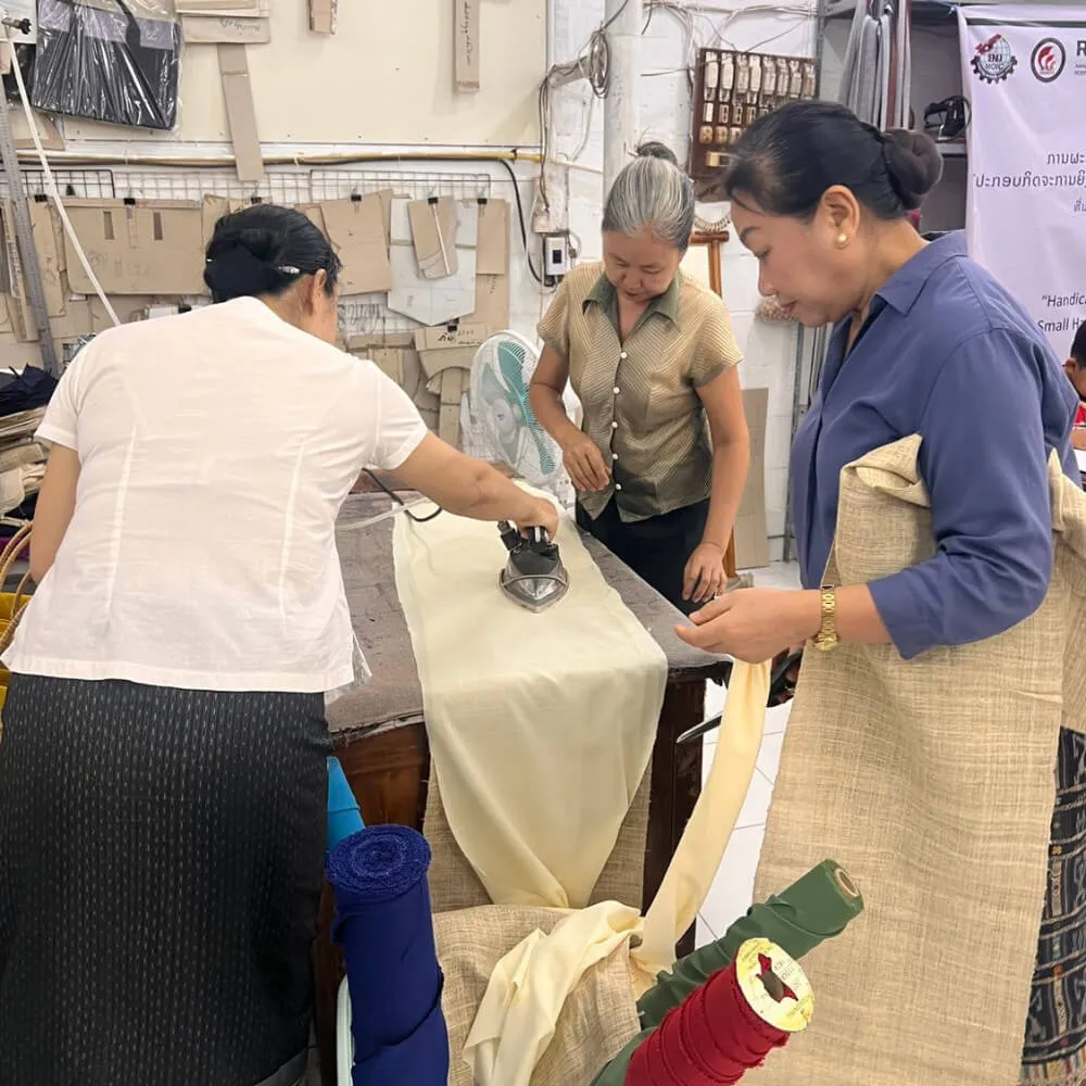 Keeps Loudder team members ironing